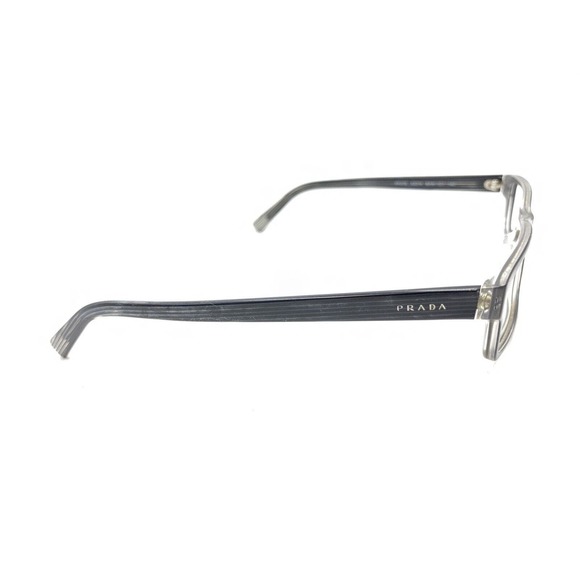 Prada VPR 07E 6AW-1O1 Black Gray Eyeglasses Frames 52-14 140 Italy Designer - Picture 4 of 12
